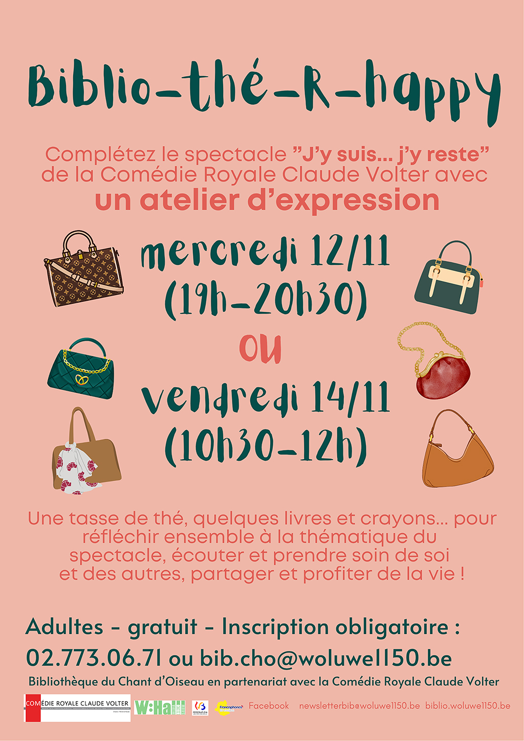 Affiche bibliothérapie j'y suis j'y reste (1) copie